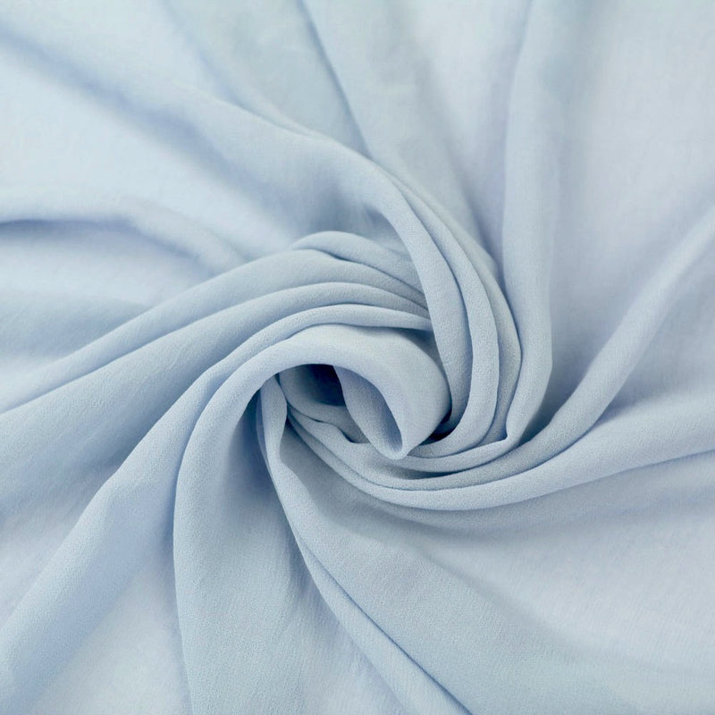 Danielle LIGHT BLUE Polyester Hi-Multi Chiffon Fabric by the Yard