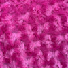 Ruth HOT PINK Cuddle Minky Rosette Soft Faux Fur Fabric