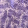 Ruth LAVENDER Cuddle Minky Rosette Soft Faux Fur Fabric