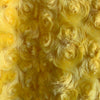 Ruth YELLOW Cuddle Minky Rosette Soft Faux Fur Fabric