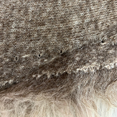 Bethany TAUPE BROWN Frost Mongolian Long Pile Soft Faux Fur Fabric for Fursuit, Cosplay Costume, Photo Prop, Trim, Crafts