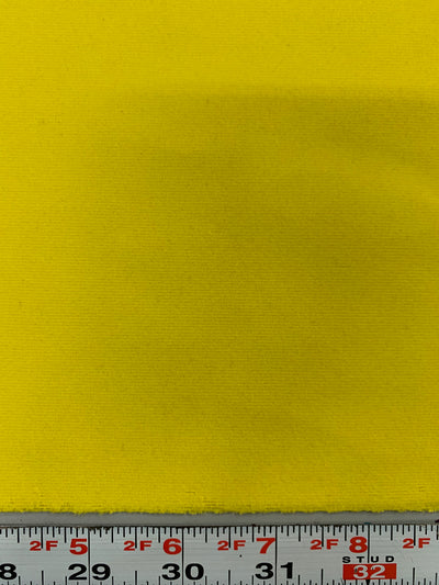 Camryn YELLOW Polyester Non-Stretch Velvet Fabric by the Yard for Upholstery, Book Cover, Lining, Costumes, Crafts