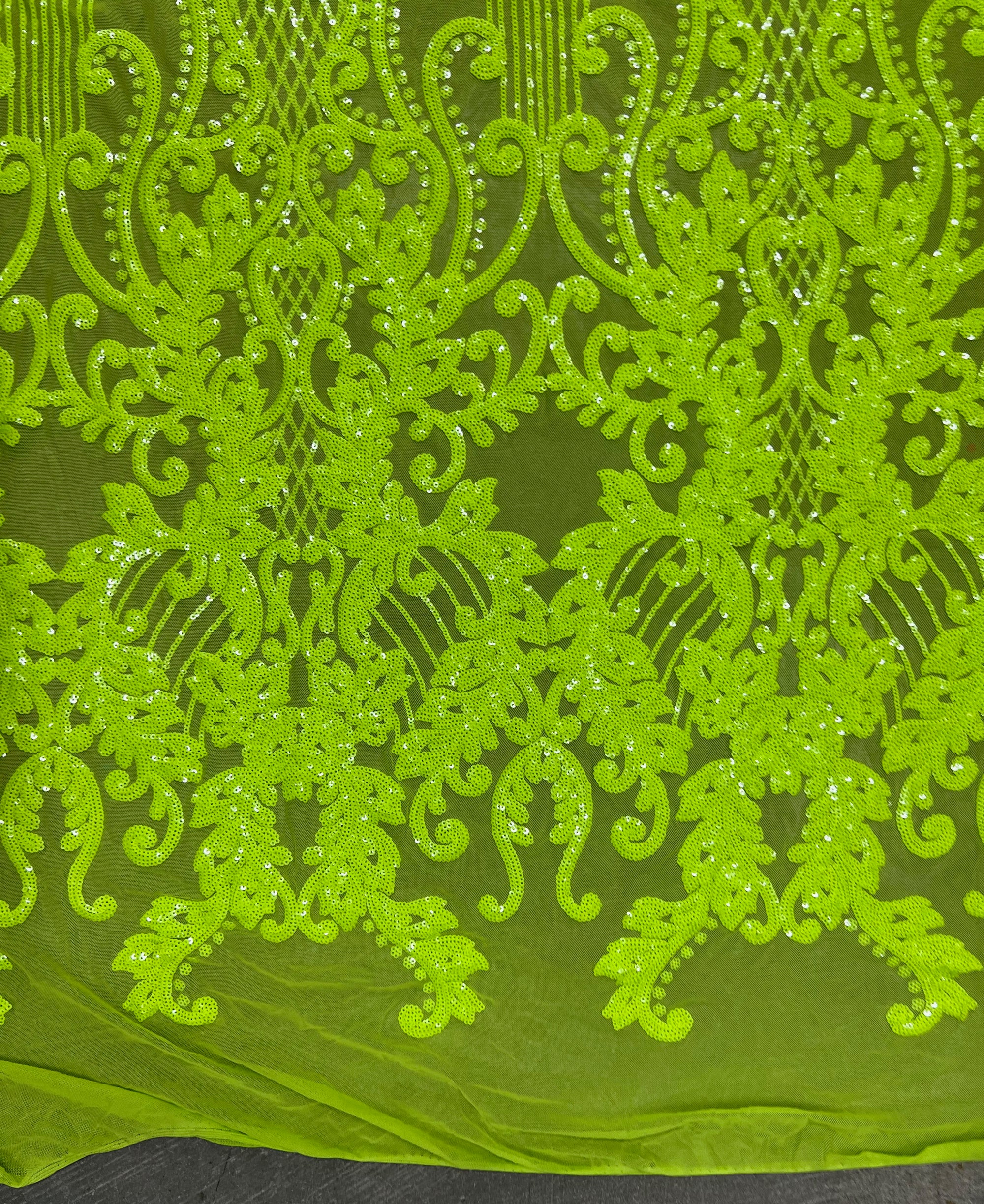 Evie LIME GREEN Polyester Scuba Knit Fabric by the Yard