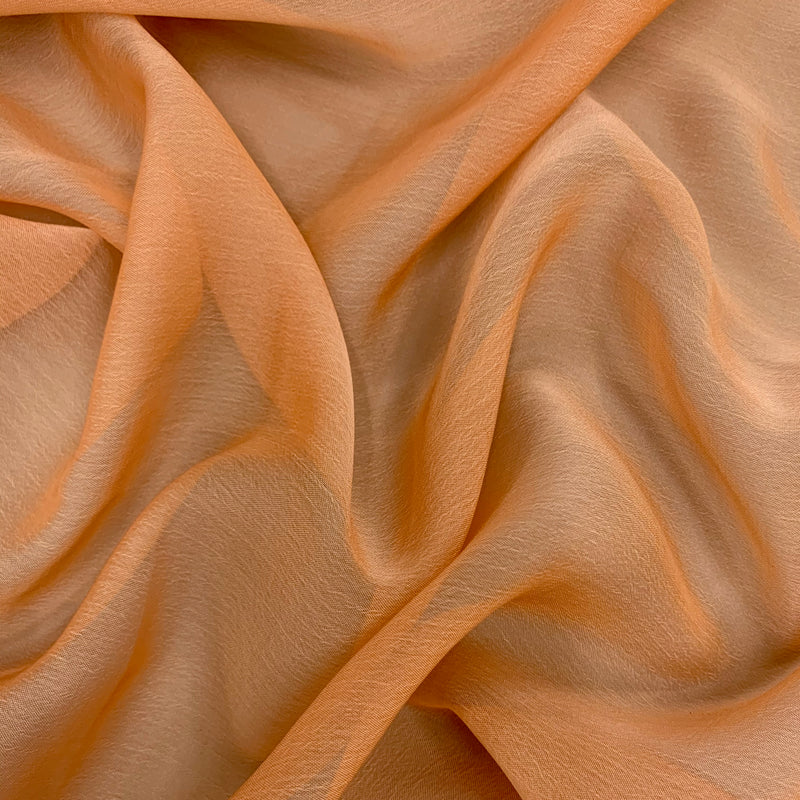 Jolene PAPAYA Polyester Two-Tone Chiffon Fabric by the Yard