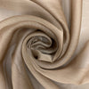Jolene TOFFEE CREAM Polyester Two-Tone Chiffon Fabric by the Yard