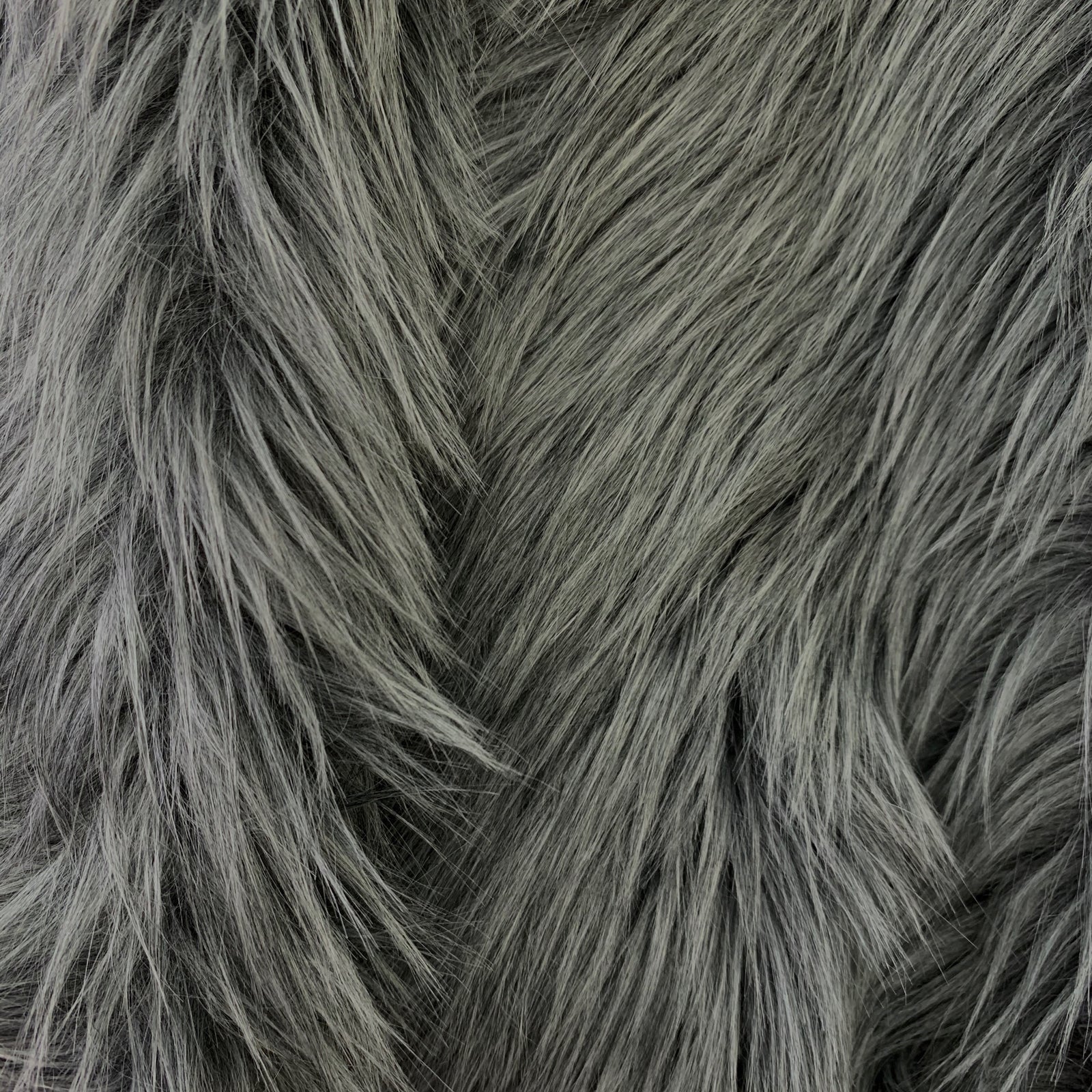 Sasha GREY Long Pile Soft Luxury Faux Fur Fabric Fursuit, Cosplay Costume, Photo Prop, Trim, Throw Pillow, Crafts