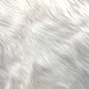 Sasha WHITE Long Pile Soft Luxury Faux Fur Fabric Fursuit, Cosplay Costume, Photo Prop, Trim, Throw Pillow, Crafts