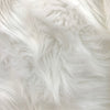 Sasha WHITE Long Pile Soft Luxury Faux Fur Fabric Fursuit, Cosplay Costume, Photo Prop, Trim, Throw Pillow, Crafts