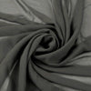 Danielle CHARCOAL GREY Polyester Hi-Multi Chiffon Fabric by the Yard