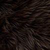 Eden DARK BROWN Shaggy Long Pile Soft Faux Fur Fabric for Fursuit, Cosplay Costume, Photo Prop, Trim, Throw Pillow, Crafts