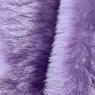 Zahra LAVENDER 0.75 Inch Short Pile Soft Faux Fur Fabric for Fursuit, Cosplay Costume, Photo Prop, Trim, Throw Pillow, Crafts