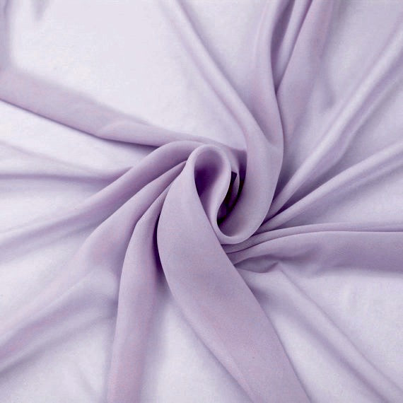 Danielle LIGHT LAVENDER Polyester Hi-Multi Chiffon Fabric by the Yard