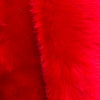 Zahra RED 0.75 Inch Short Pile Soft Faux Fur Fabric for Fursuit, Cosplay Costume, Photo Prop, Trim, Throw Pillow, Crafts