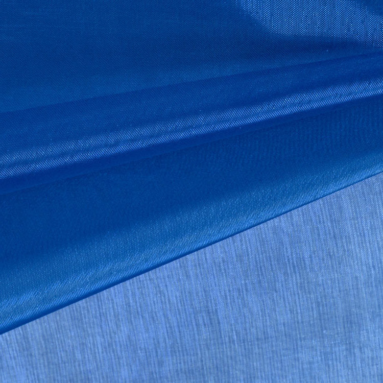 Cassidy ROYAL BLUE Polyester Crystal Organza Fabric by the Yard