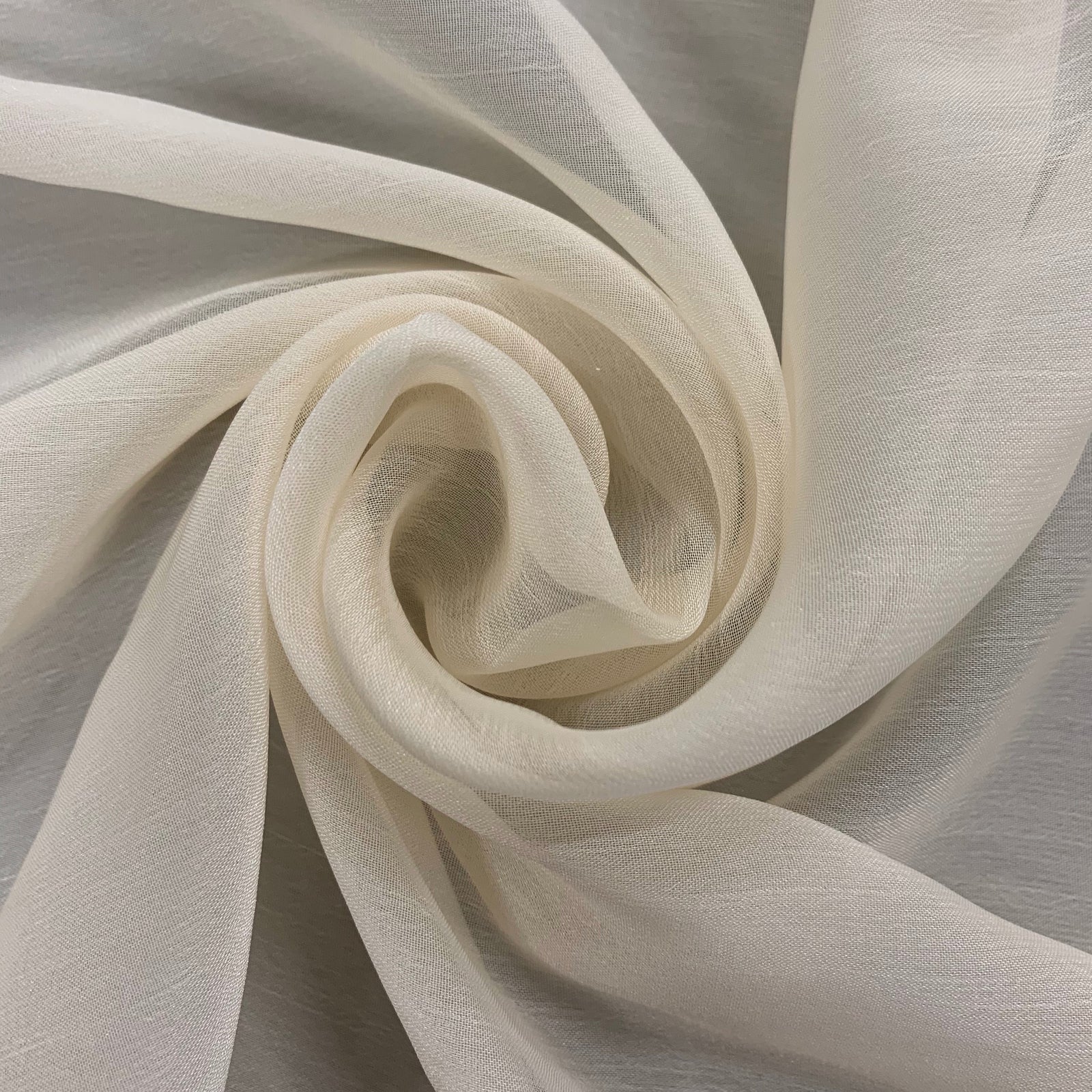 Jolene SEASHELL Polyester Two-Tone Chiffon Fabric by the Yard