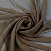 Danielle TOFFEE Polyester Hi-Multi Chiffon Fabric by the Yard