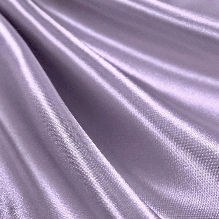 Eliza LILAC Shiny Heavy Bridal Wedding Satin Fabric by the Yard - 10009