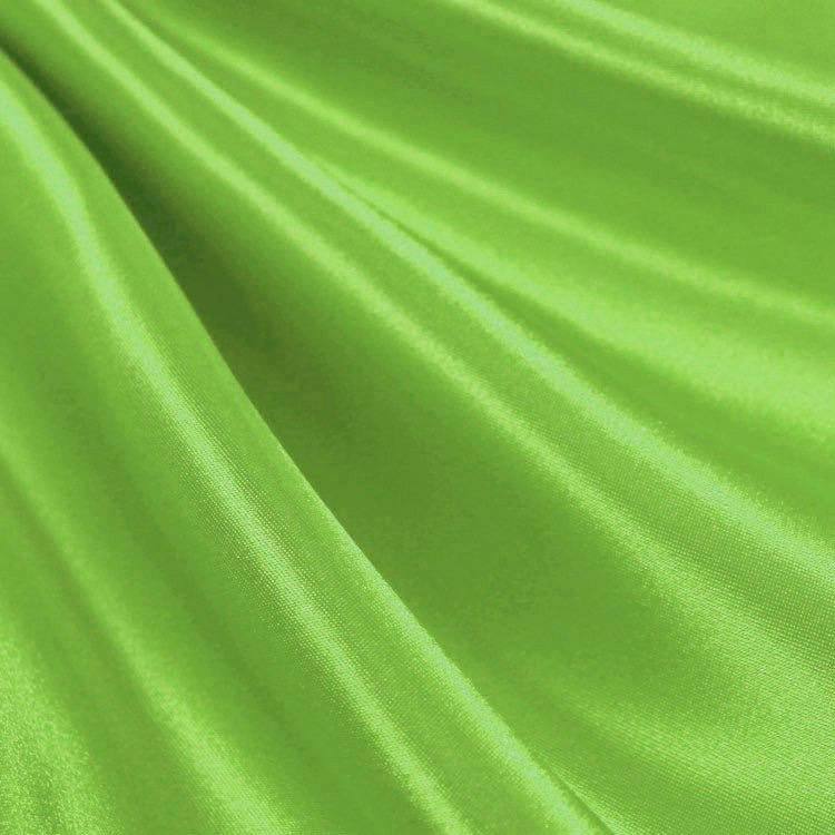 Eliza LIME Shiny Heavy Bridal Wedding Satin Fabric by the Yard - 10009
