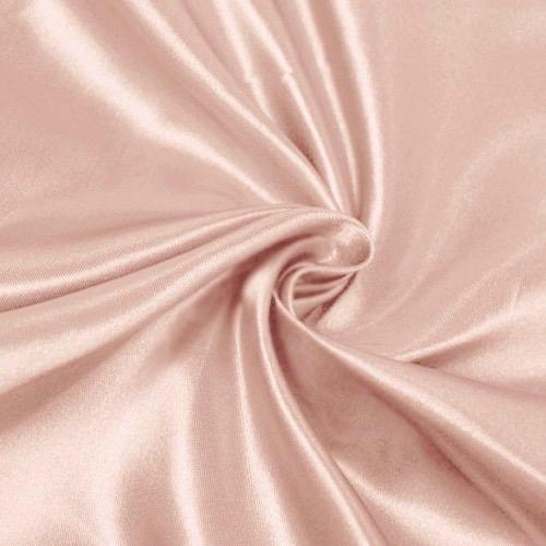 Eliza PEACH Shiny Heavy Bridal Wedding Satin Fabric by the Yard - 10009