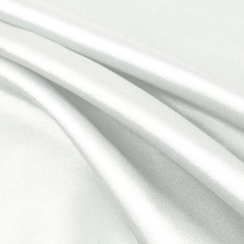 Payton OFF WHITE Faux Silk Charmeuse Satin Fabric by the Yard - 10017
