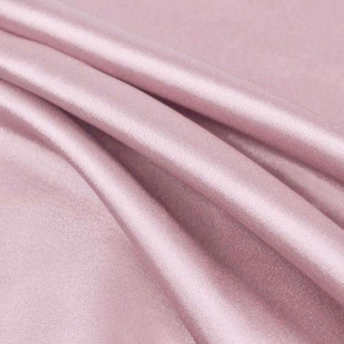 Payton DUSTY PINK Faux Silk Charmeuse Satin Fabric by the Yard - 10017