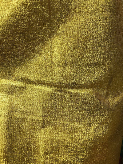 Kenzie GOLD Light Weight Lamé Fabric by the Yard  - 10059