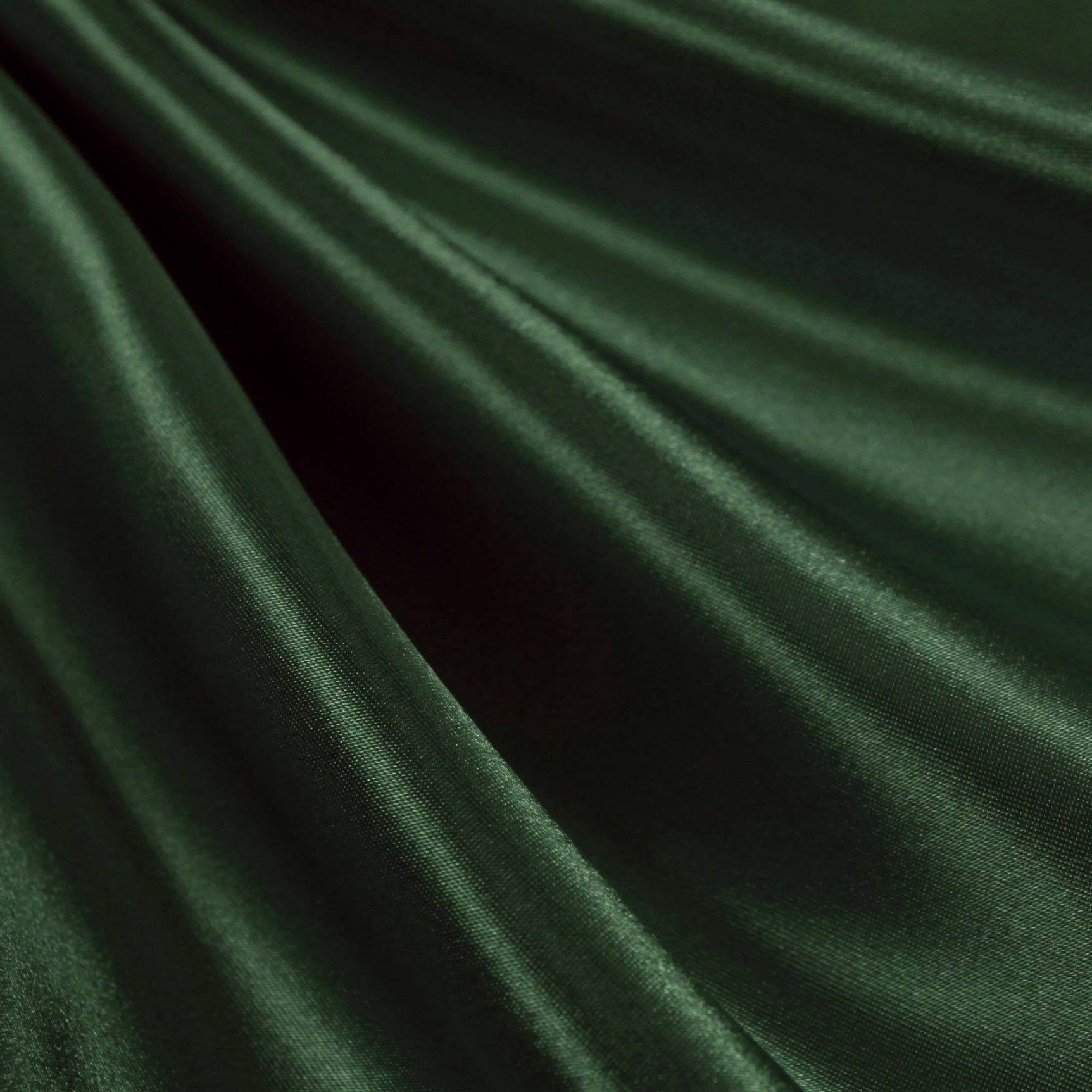 Eliza HUNTER GREEN Shiny Heavy Bridal Wedding Satin Fabric by the Yard -  New Fabrics Daily