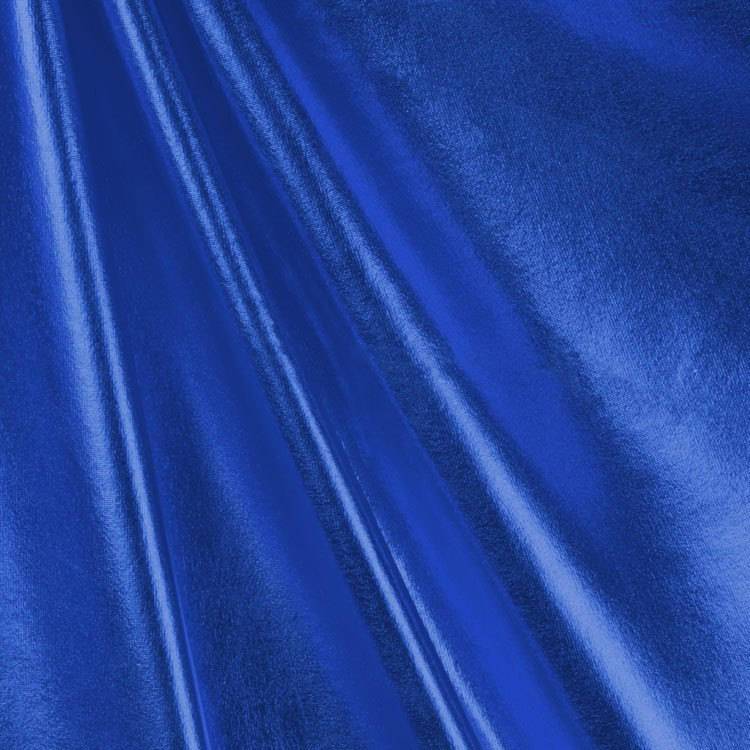 Finley ROYAL BLUE 4-Way Stretch Metallic Foil Fabric by the Yard - 10013