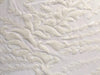 Miranda OFF WHITE Vines and Leaves Sequins on WHITE Mesh Lace Fabric by the Yard - 10061