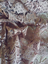 Maggie LIGHT MAUVE Guipure Venice Heavy Lace Fabric by the Yard - 10019