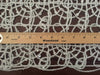 Harmony SILVER Foil and Sequins Open Weave Lace Fabric by the Yard - 10023