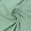Keira HUNTER GREEN Mini Checkered Poly Poplin Fabric by the Yard - 10048