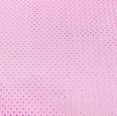 Sawyer PINK Polyester Football Sports Mesh Knit Fabric by the Yard - 10047