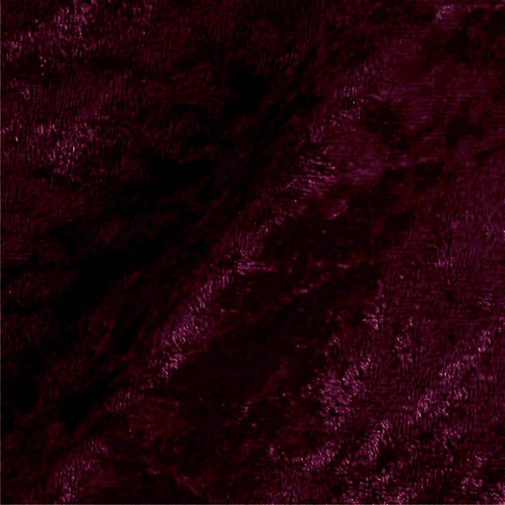 Mya BURGUNDY Non-Wrinkle Mechanical Stretch Polyester Panne Velvet Fabric by the Yard - 10015