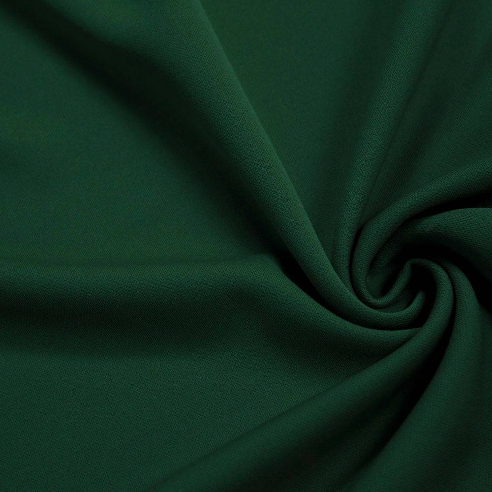Evie HUNTER GREEN Polyester Scuba Knit Fabric by the Yard - 10021