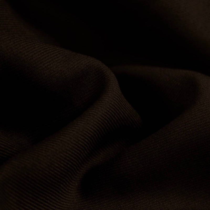 Delaney BROWN Polyester Gabardine Fabric by the Yard for Suits, Overcoats, Trousers/Slacks, Uniforms - 10056