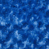Ruth ROYAL BLUE Cuddle Minky Rosette Soft Faux Fur Fabric by the Yard - 10083