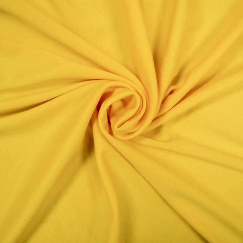 Evie BRIGHT YELLOW Polyester Scuba Knit Fabric by the Yard - 10021