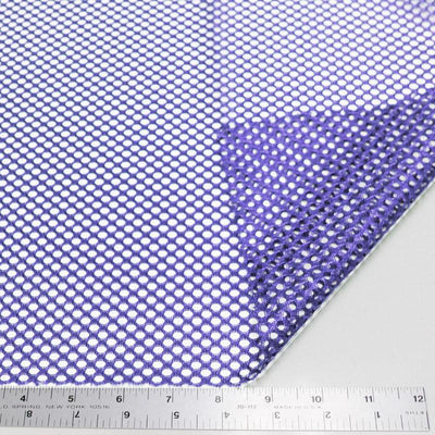 Mallory PURPLE Polyester King Mesh Knit Fabric by the Yard - 10111