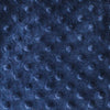 Alison NAVY BLUE Embossed Dimple Dots Soft Velvety Faux Fur Fabric by the Yard - 10090