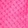 Alison HOT PINK Embossed Dimple Dots Soft Velvety Faux Fur Fabric by the Yard - 10090