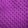 Alison MAGENTA Embossed Dimple Dots Soft Velvety Faux Fur Fabric by the Yard - 10090