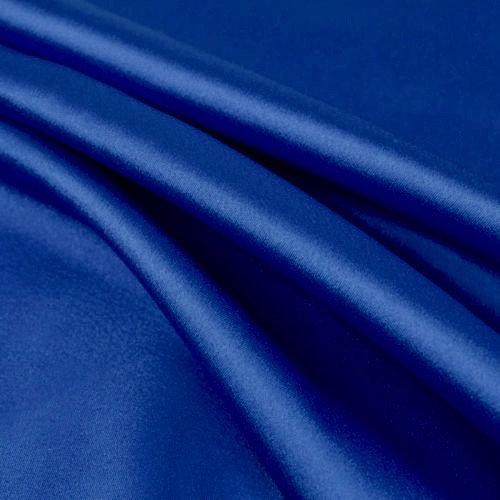 Payton ROYAL BLUE Faux Silk Charmeuse Satin Fabric by the Yard - 10017