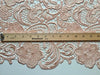 Maggie BLUSH PEACH Guipure Venice Heavy Lace Fabric by the Yard - 10019