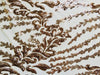 Miranda GOLD Vines and Leaves Sequins on YELLOW Mesh Lace Fabric by the Yard - 10061