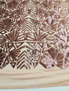 Gia DUSTY ROSE Geometric Sequins on Mesh Lace Fabric by the Yard - 10101