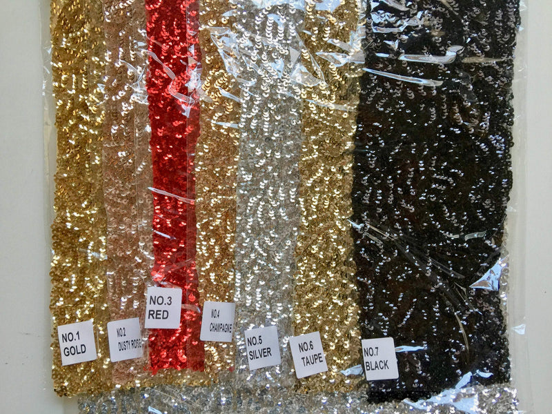 Bianca PURPLE Allover Sequins on Mesh Fabric by the Yard - 10104