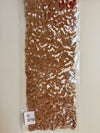 Bianca DUSTY ROSE Allover Sequins on Mesh Fabric by the Yard - 10104