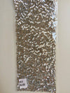 Bianca SILVER Allover Sequins on Mesh Fabric by the Yard - 10104