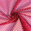 Mallory RED Polyester King Mesh Knit Fabric by the Yard - 10111